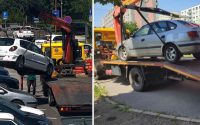 Mestská polícia za spolupráce odťahovej služby odstránila dve staré vozidlá, ktorých majitelia nereagovali na výzvy polície