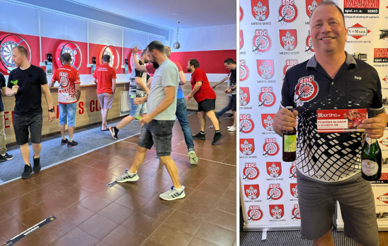 Seredská šípkarská liga mieri do finále tejto sezóny. Pohár z predposledného kola si domov odniesol Šúrovčan Ivan Kunkela