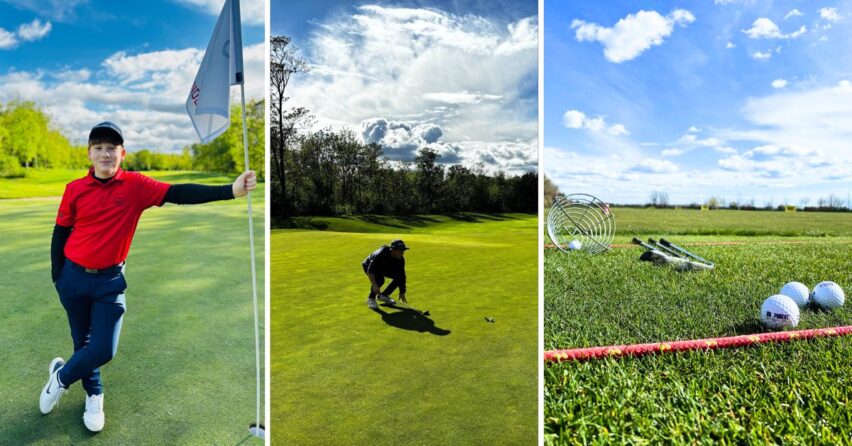 Len 13-ročný Seredčan Šimon Eliaš intenzívne a usilovne trénuje, aby si splnil svoje golfové sny