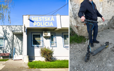 Mestská polícia Sereď vďaka kamerovému systému vypátrala ukradnutú kolobežku