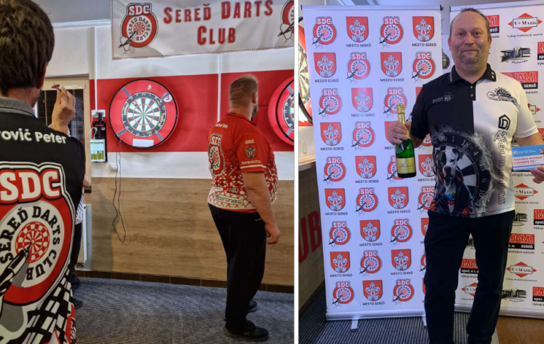 Darts Club Sereď majú za sebou predposledné kolo. Martin Sitár opäť triumfoval, Lukáš Slíž bojoval až do finále