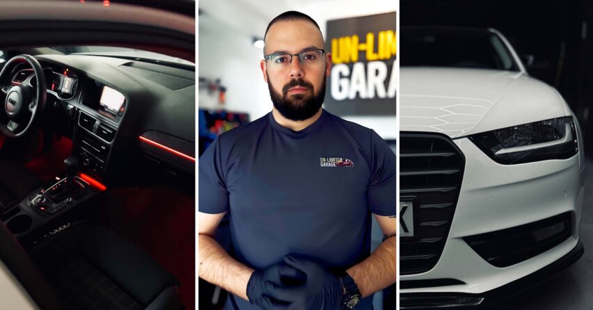 Talentovaný Aleksandar vytvoril raj pre automobilových perfekcionistov. Využite profesionálne služby auto-renovácie od UN-LIMITED GARAGE v Galante