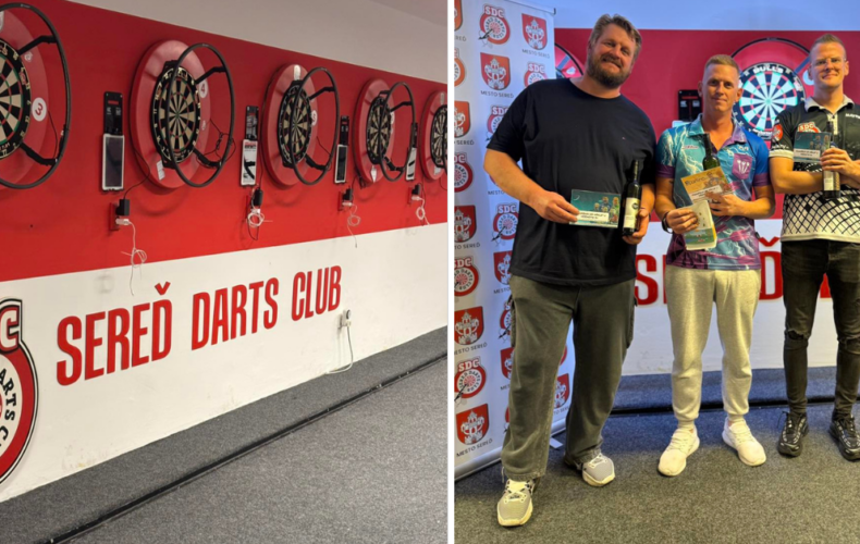 Čarodejník z Vinohradov Patrik Kondel po prvýkrát víťazom turnaja Darts Clubu Sereď