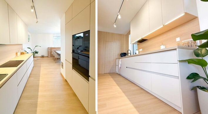 Seredské štúdio Indeko nám z rodinného domu spravilo domov. Kuchyňa, vstavané skrine či drevené zásteny nám vytvorili krásnu atmosféru