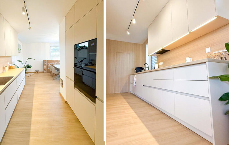 Seredské štúdio Indeko nám z rodinného domu spravilo domov. Kuchyňa, vstavané skrine či drevené zásteny nám vytvorili krásnu atmosféru