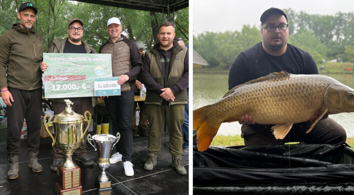 XXIX. ročník Veľkých rybárskych pretekov v Seredi sa zapísal do histórie. Padol absolútny rekord vďaka 21,9-kilovému kaprovi!