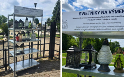 Mesto Sereď prichádza s veľmi užitočnou novinkou. Svietnik, ktorý už nepotrebujete, môže ešte poslúžiť iným