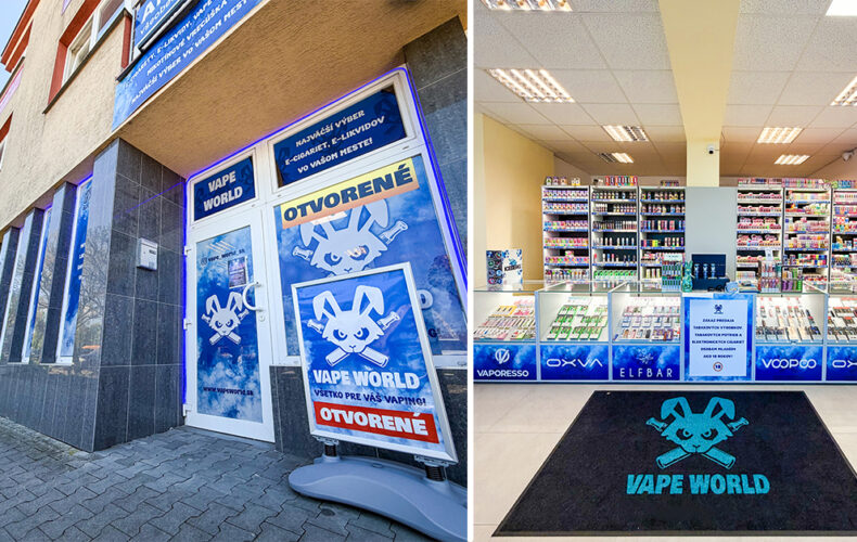 V Seredi a Galante pribudla nová špecializovaná predajňa. Vape World otvoril svoje brány s veľkým výberom zariadení