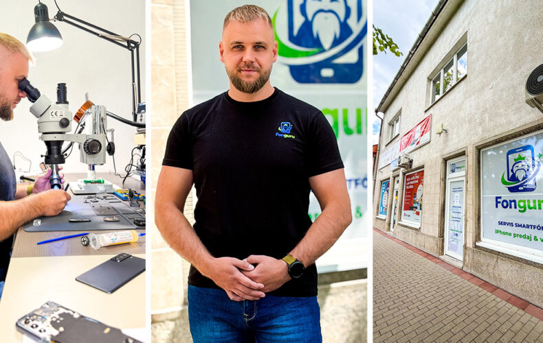 Mal sen, ktorý sa stal skutočnosťou. Jakub Záhorák zo seredského Fonguru dnes opravuje stovky zariadení a zákazníci oceňujú jeho férový prístup a priateľské ceny