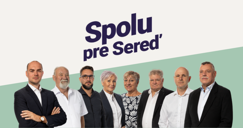 Osem skúsených poslancov sa vo voľbách opäť uchádza o vašu dôveru. Vytvorili tím naprieč generáciami, ktorý spája záujem o Sereď