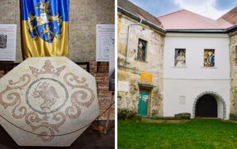 Vzácny historický fragment pôvodnej výzdoby kaštieľa je sprístupnený. Takto vyzerá mozaikový erb  grófa Karola Esterházyho