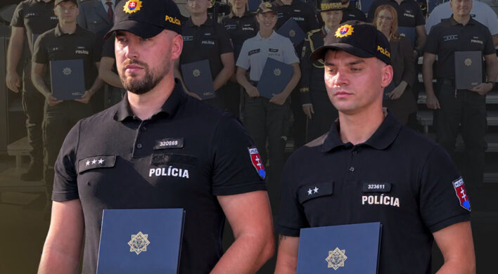 Policajti v Seredi zachránili život dobodanému taxikárovi. Za svoj zásah získali významné ocenenie