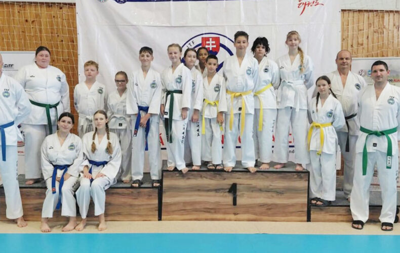 Seredskí taekwondisti z klubu TKD Sereď zažiarili na Slovenskom pohári v Šuranoch. Domov si odniesli zlaté, strieborné aj bronzové medaily